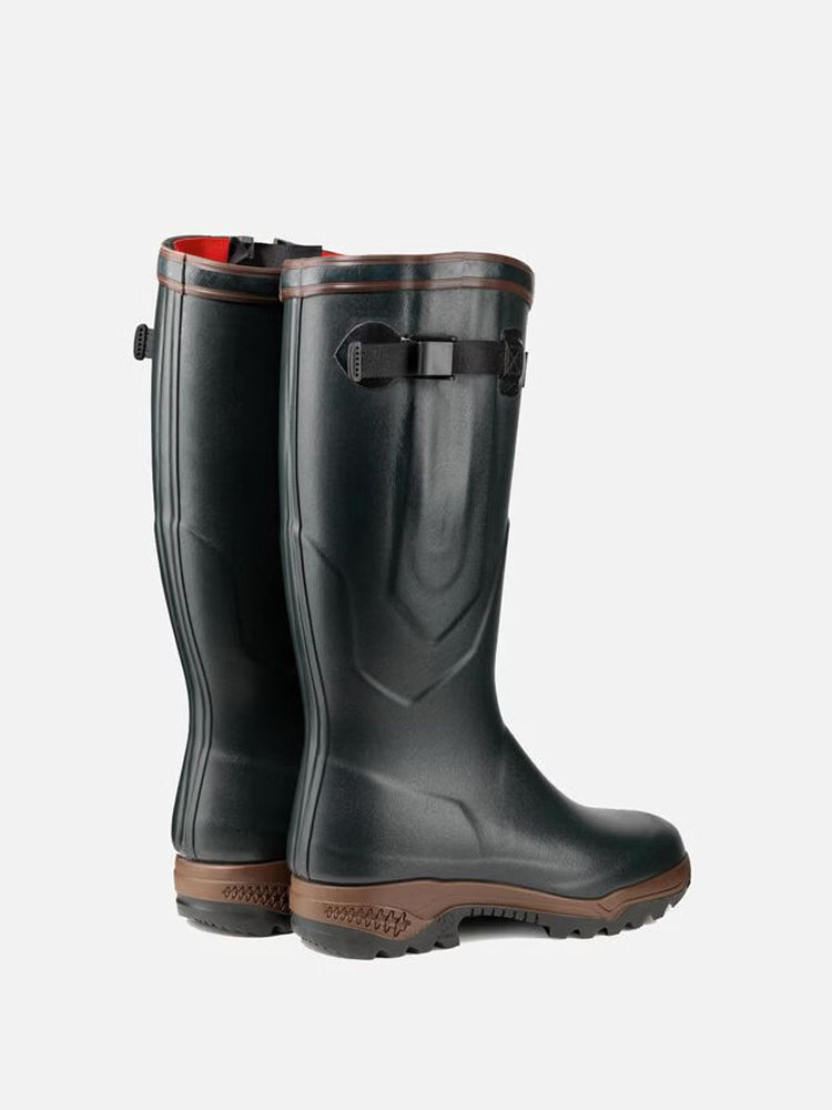 Aigle parcours iso sale 2 neoprene wellies green