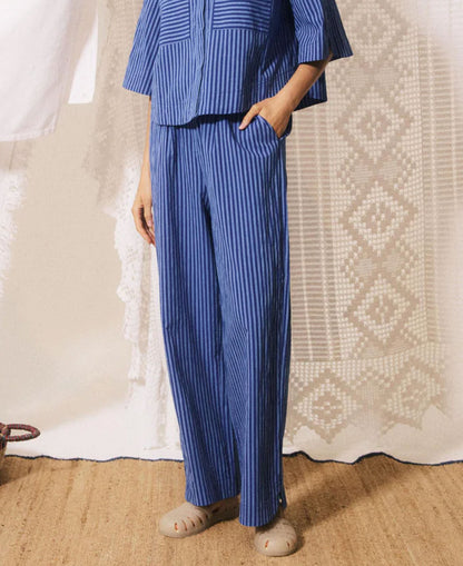 Annunziata Pantalon - Bleu Electrique