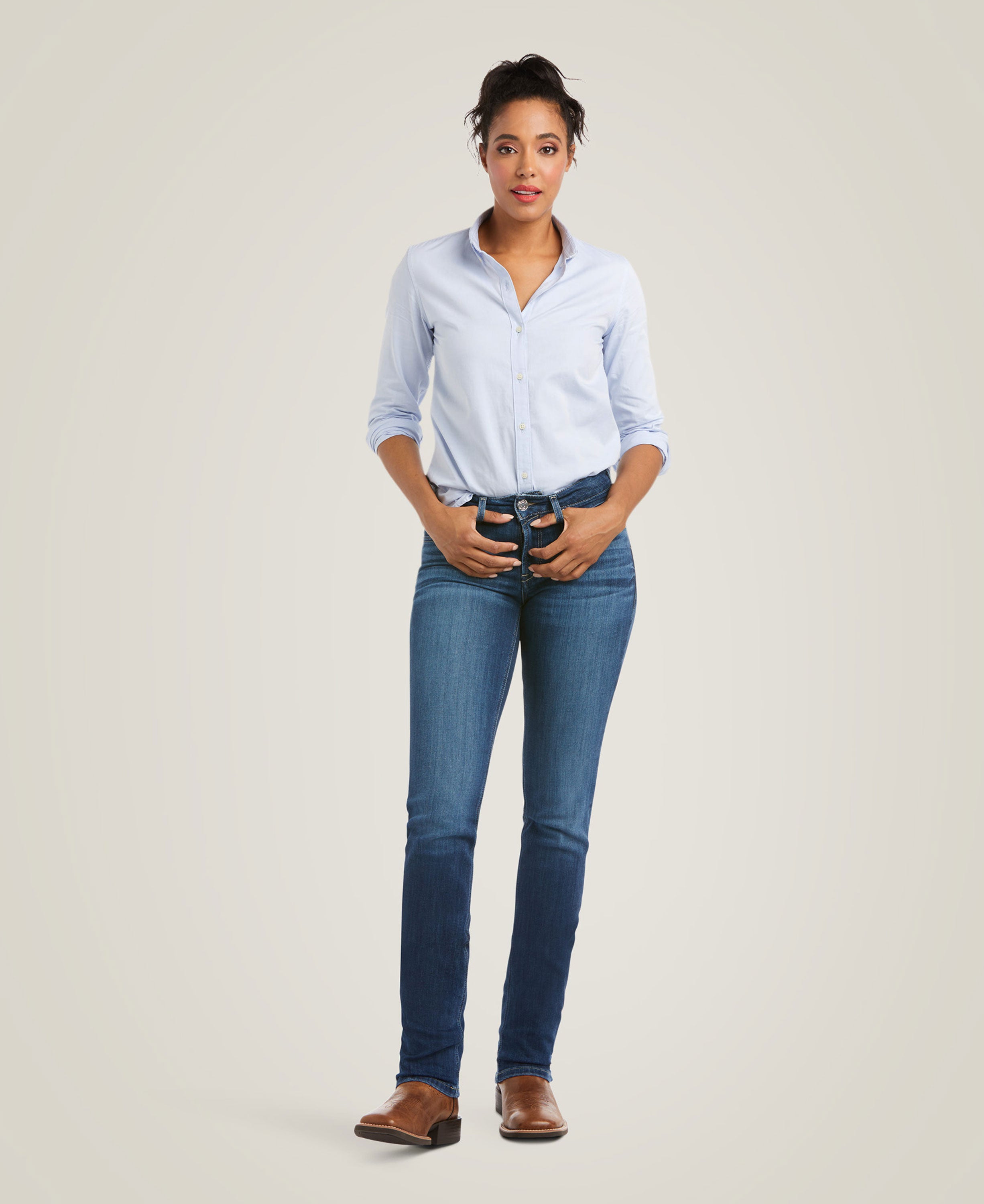 Abby Straight Jeans - Mackenzie