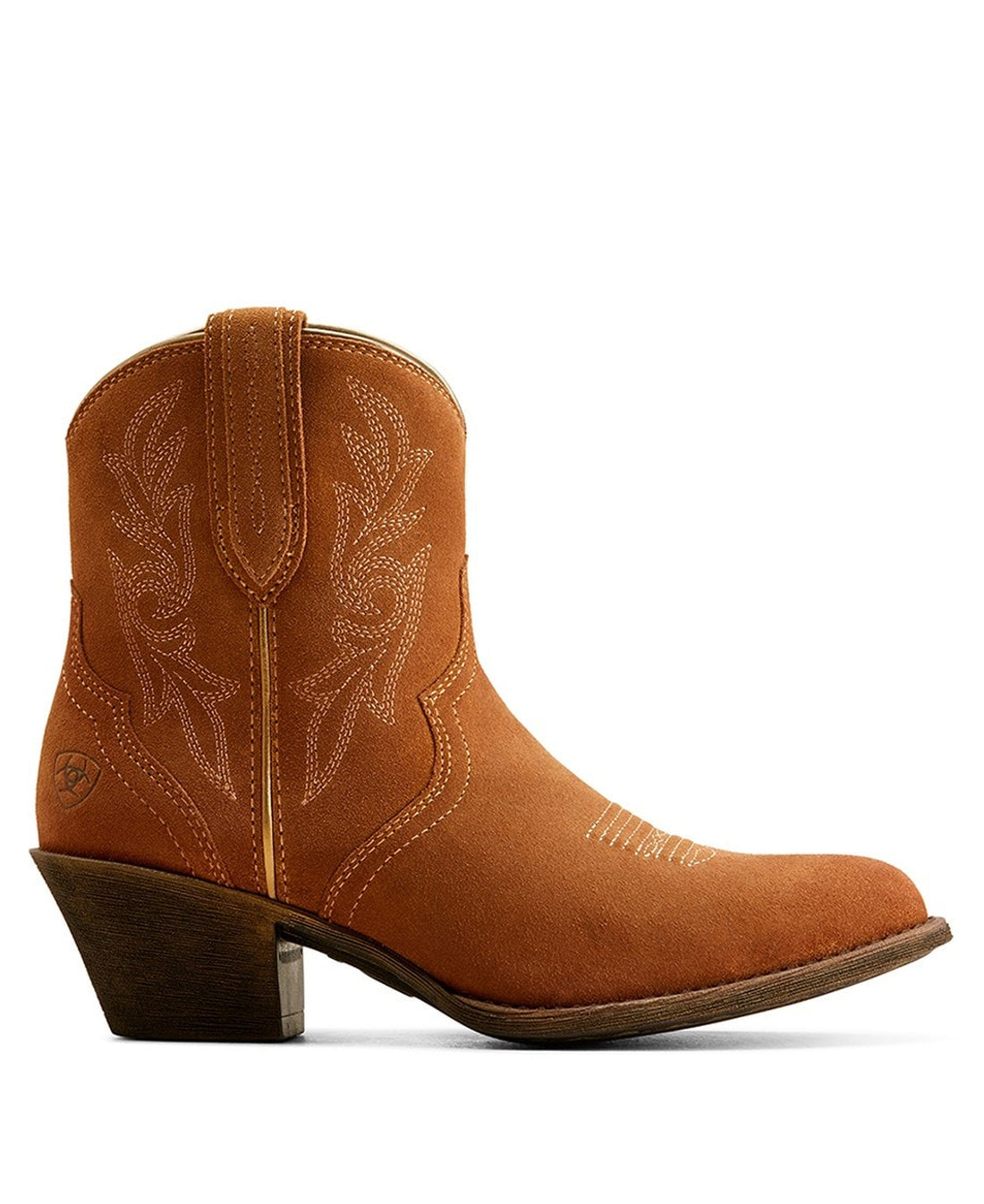 Harlan Western Boot - Walnut Suede