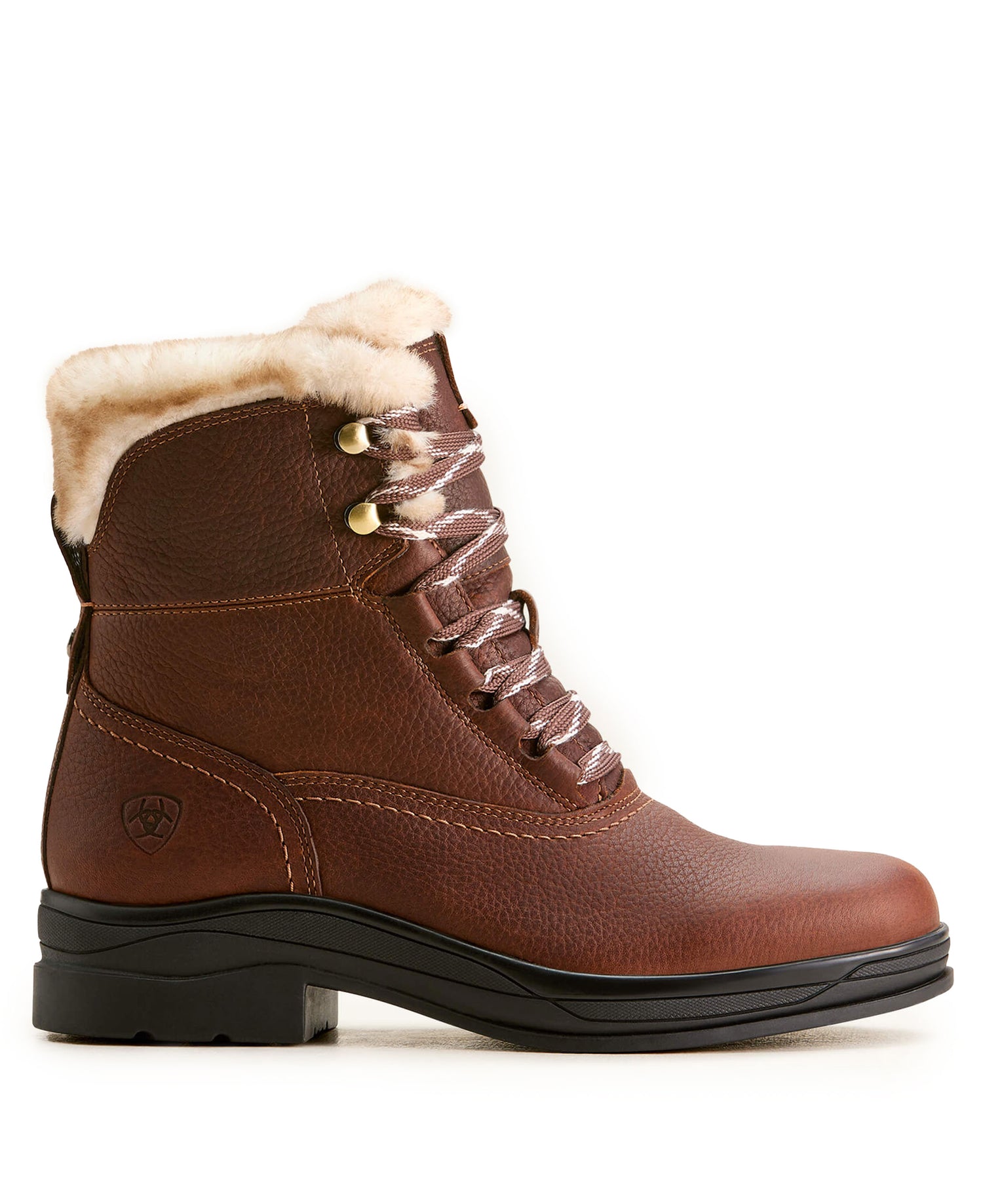 Harper Sherpa Waterproof Boot - Dark Brown