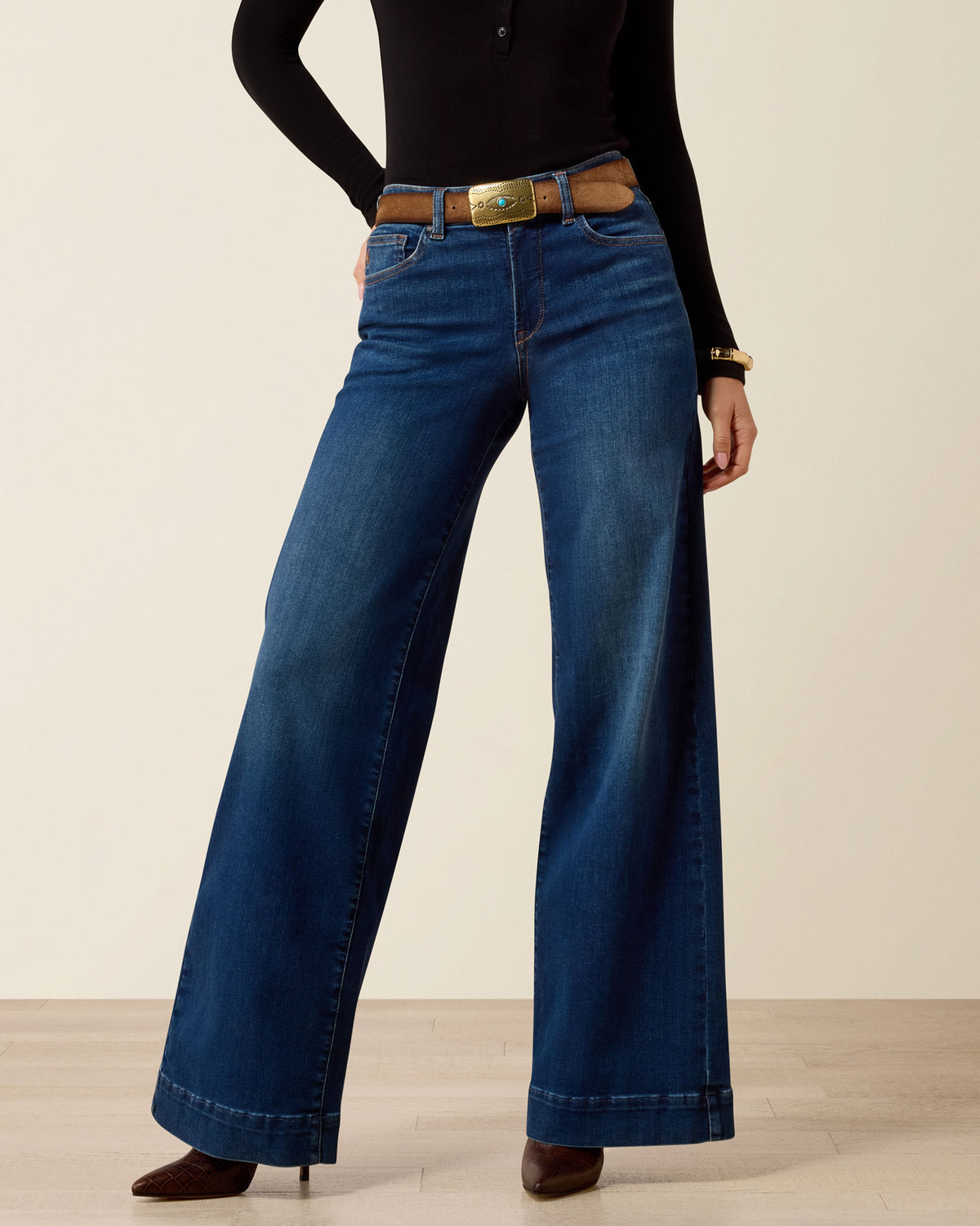 High Rise Vilma Ultrastretch Wide Leg Jeans - Norwalk