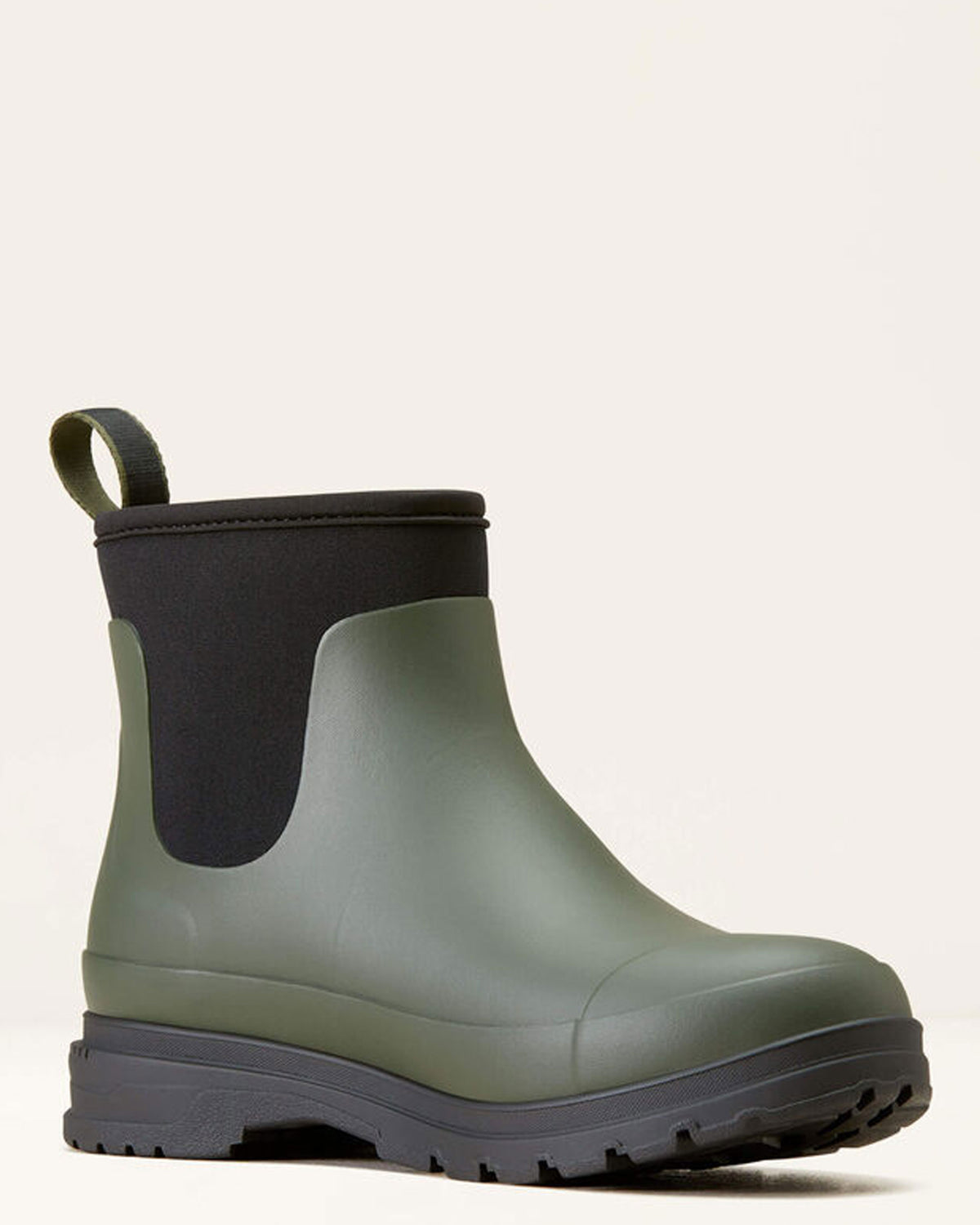 Kelmarsh Shortie Rubber Boot - Dark Olive