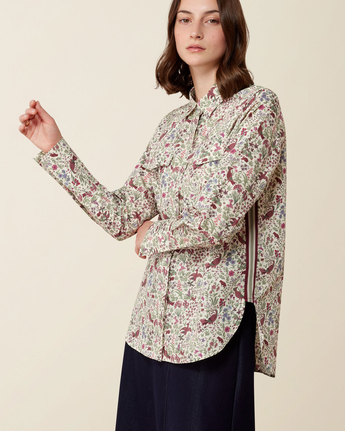 Wolseley Shirt - Bird Print