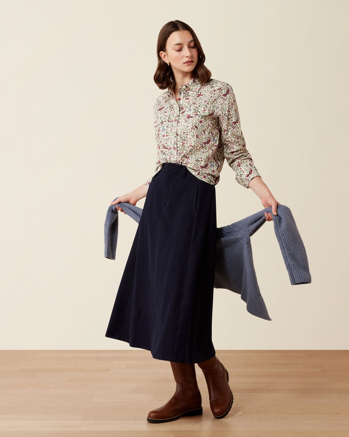 Wolseley Shirt - Bird Print