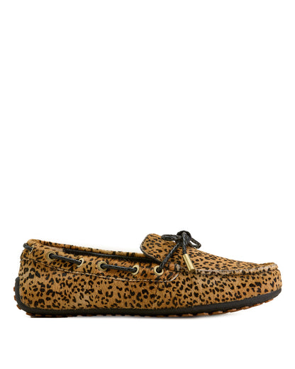 Margot Driving Moc - Mini Cheetah Hair On