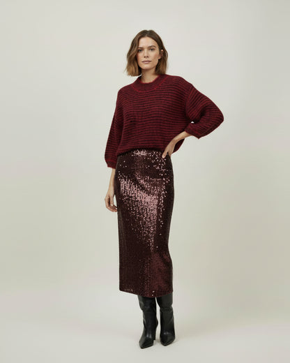 Jupe Cororia Skirt - Wine