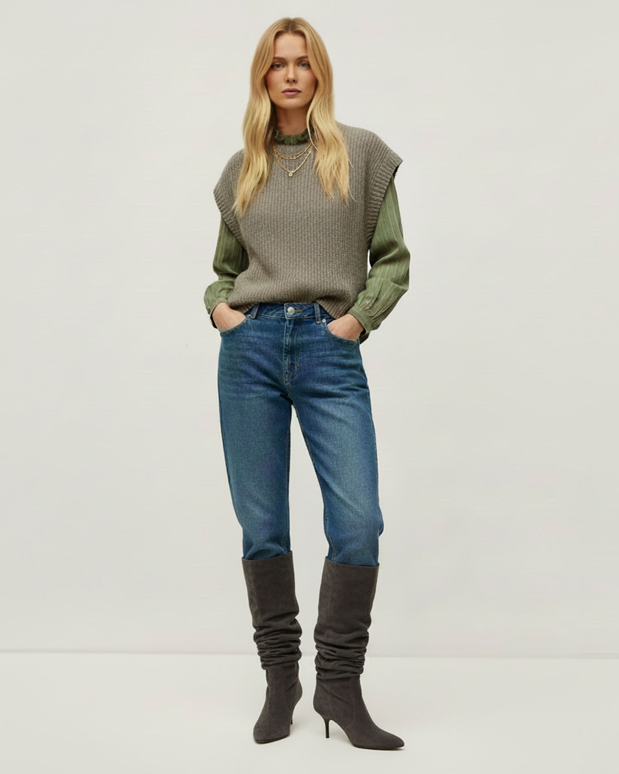 Pull Lunaia Vest - Green