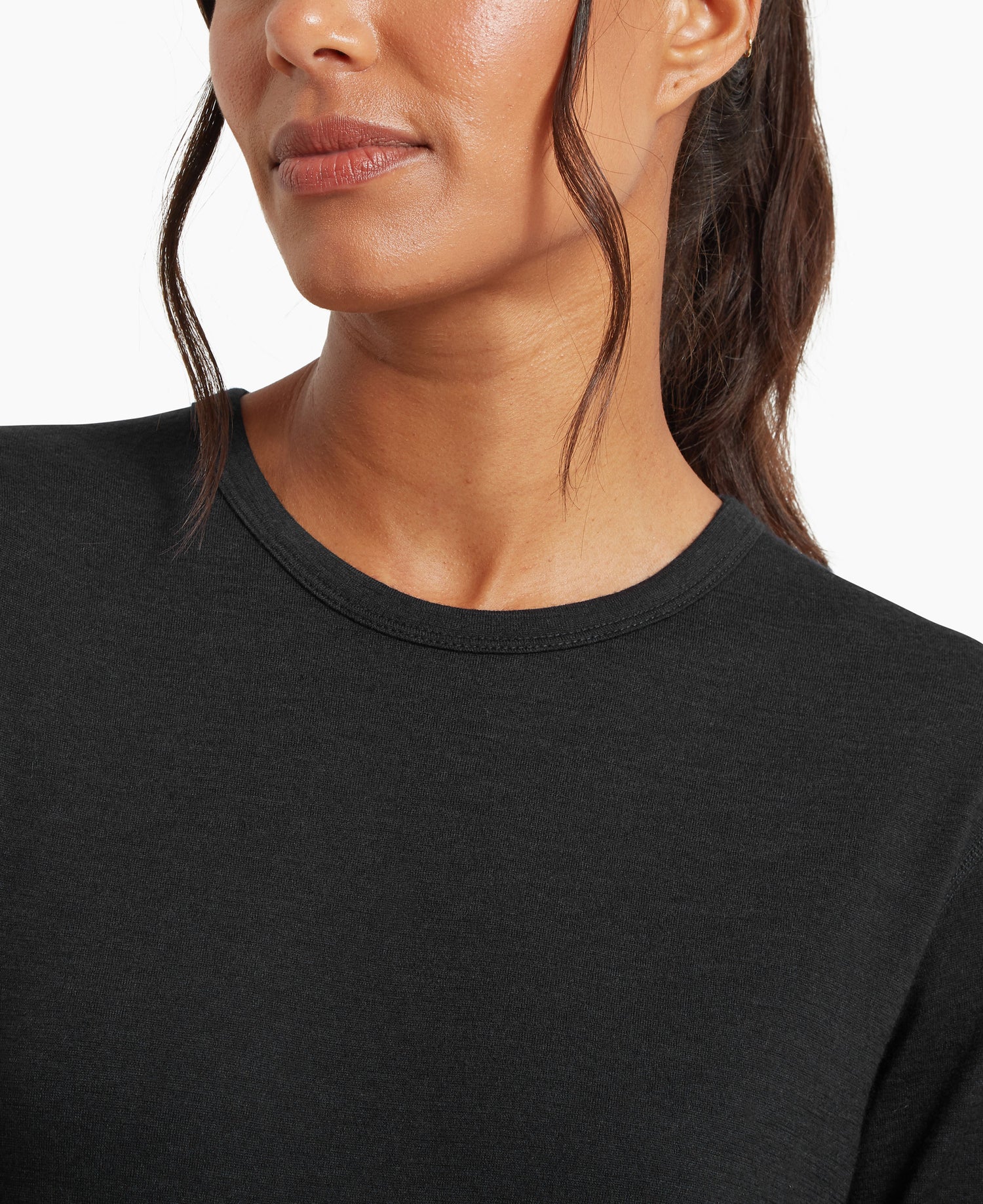 Redstone Long Sleeve Crew Baselayer Womens - Black