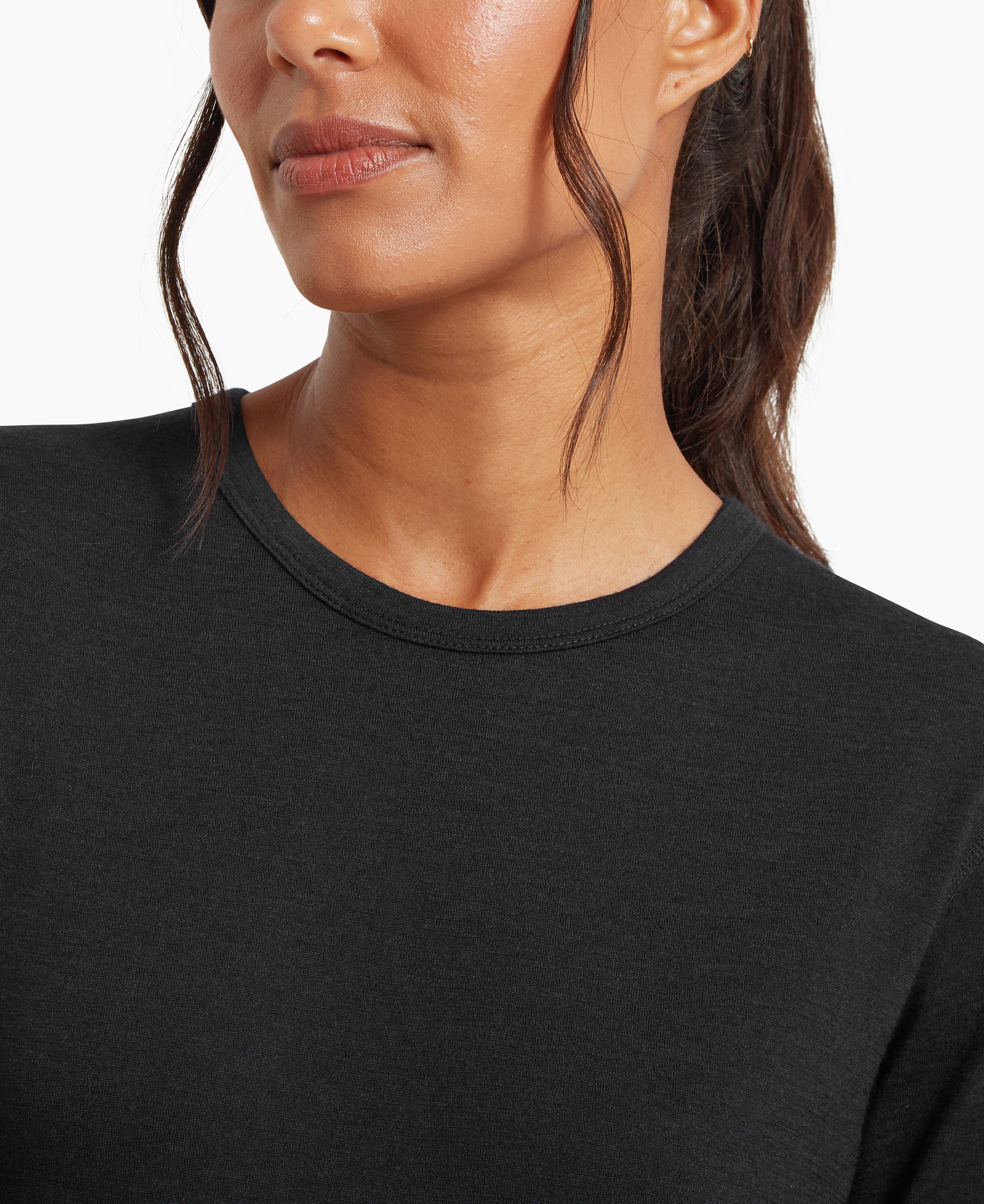 Redstone Long Sleeve Crew Baselayer Womens - Black