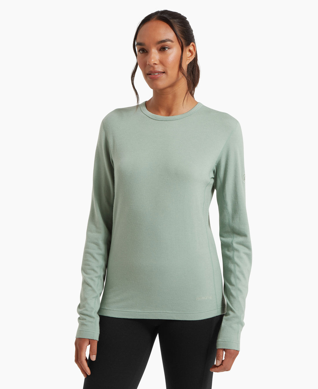 Redstone Long Sleeve Crew Baselayer Womens - Iceberg
