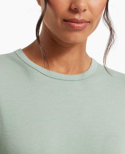 Redstone Long Sleeve Crew Baselayer Womens - Iceberg