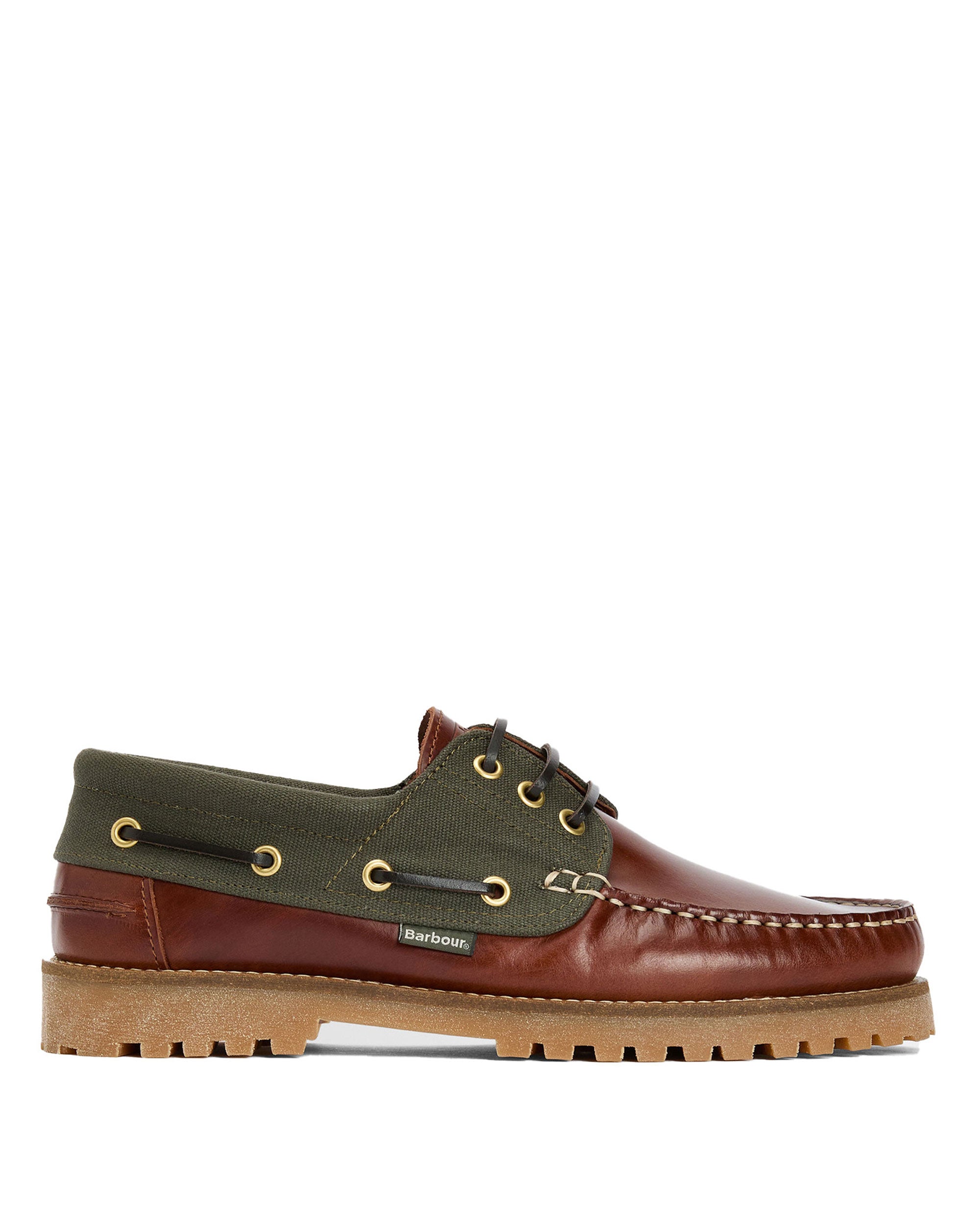 Landmark | Barbour Deck Boat Shoe in Mahogany