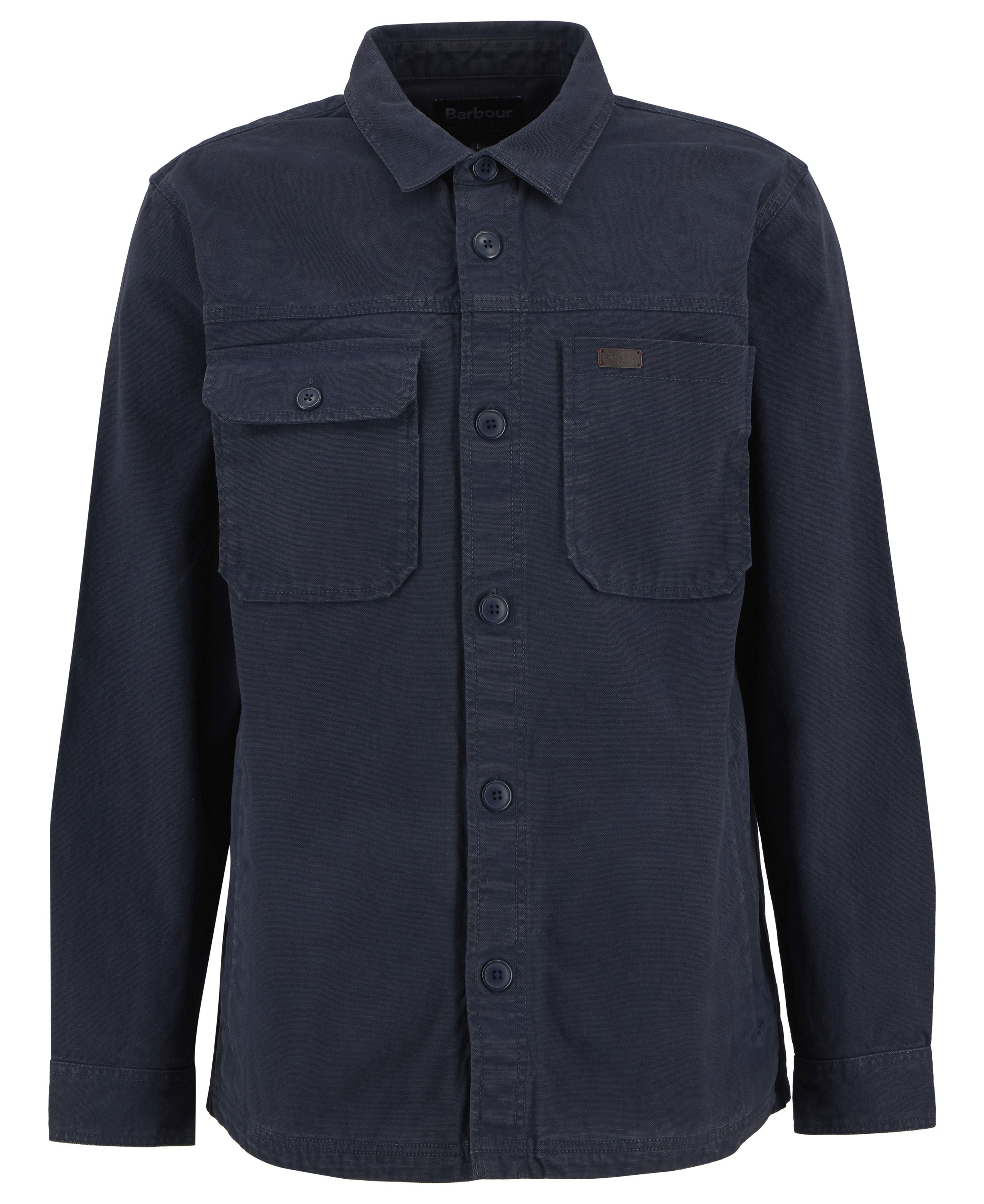 Lingfield Canvas Overshirt - Navy