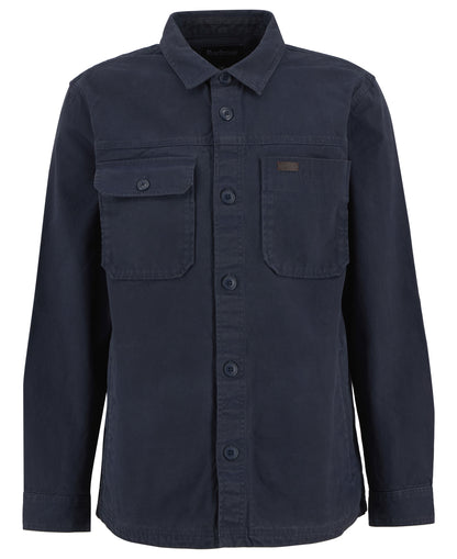 Lingfield Canvas Overshirt - Navy