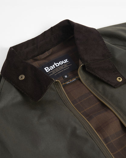 Re-Engineered Blackett Spey Wax Jacket - Archive Olive