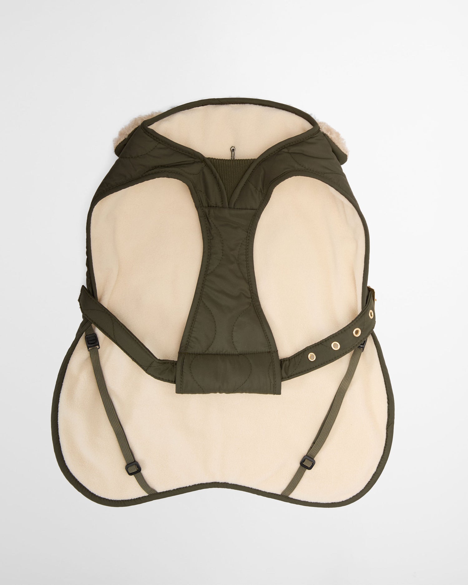 Beith Quilted Dog Coat - Olive