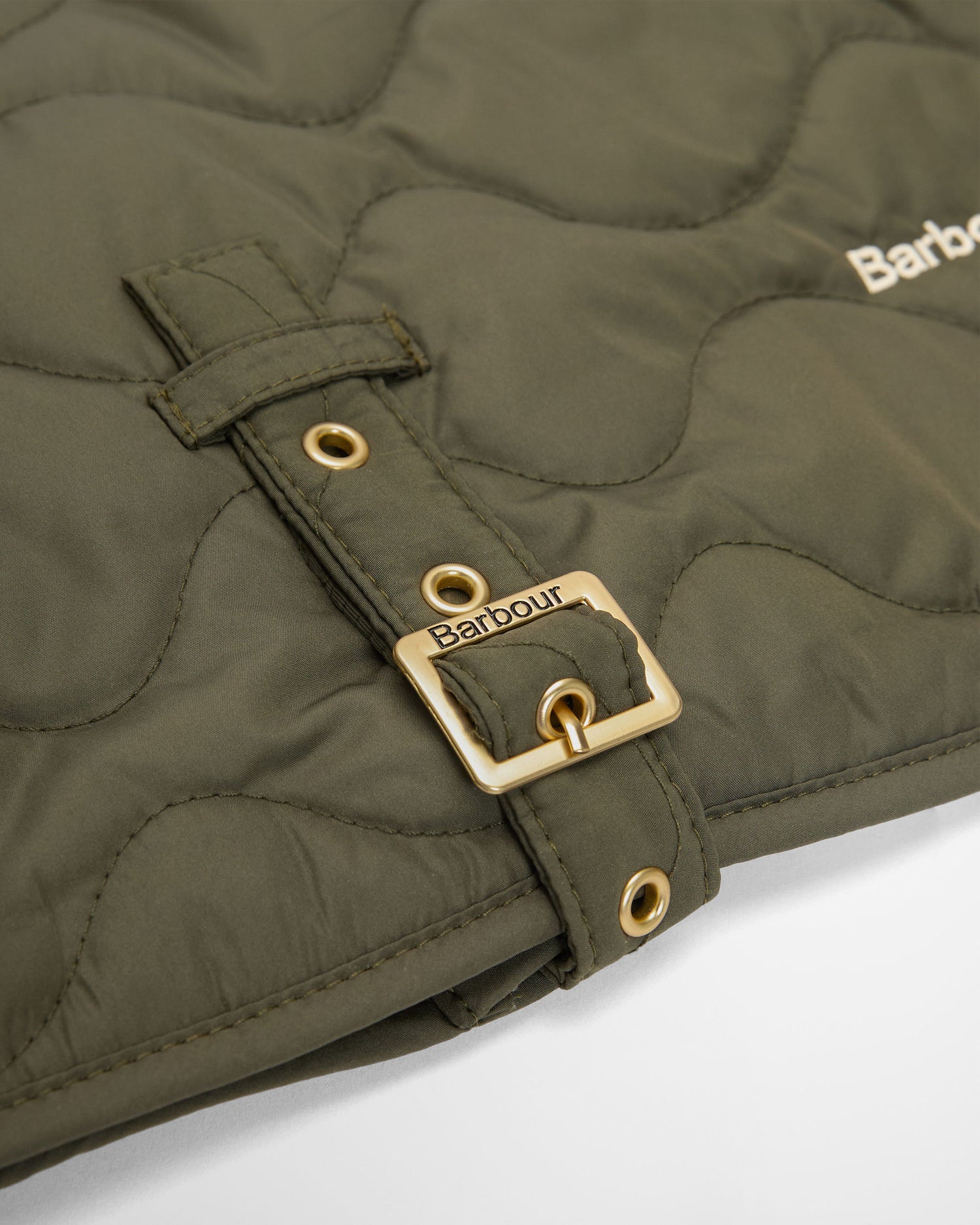 Beith Quilted Dog Coat - Olive