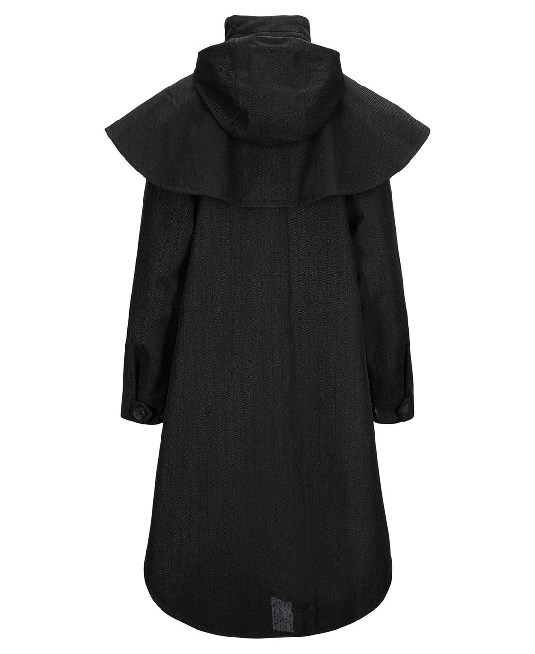 Tyfon Coat - Black Tweed