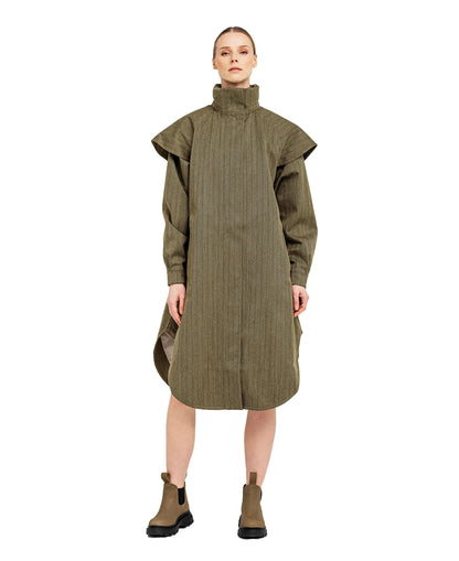 Tyfon Coat - Green Tweed