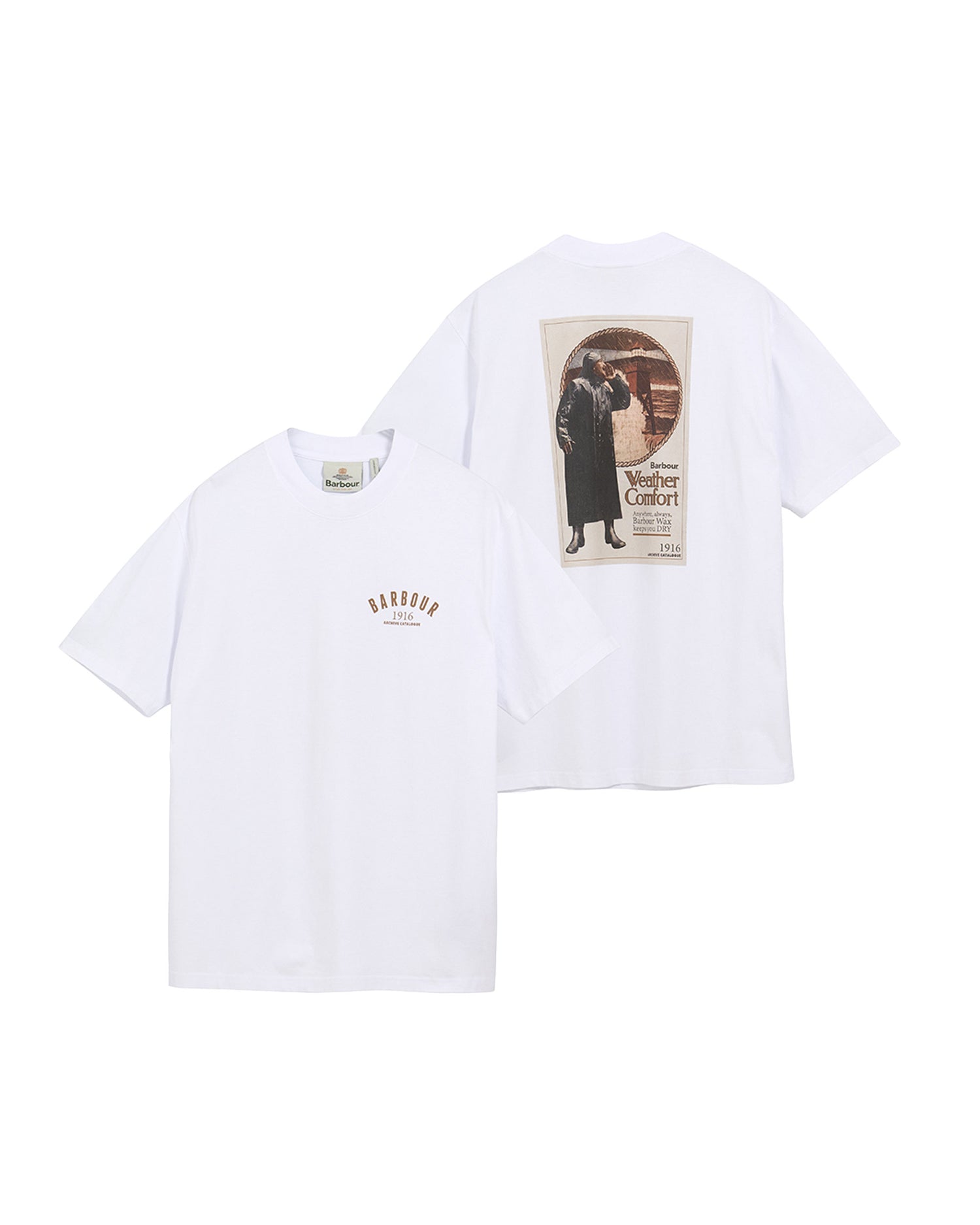 1916 Graphic Oversized T-Shirt - White