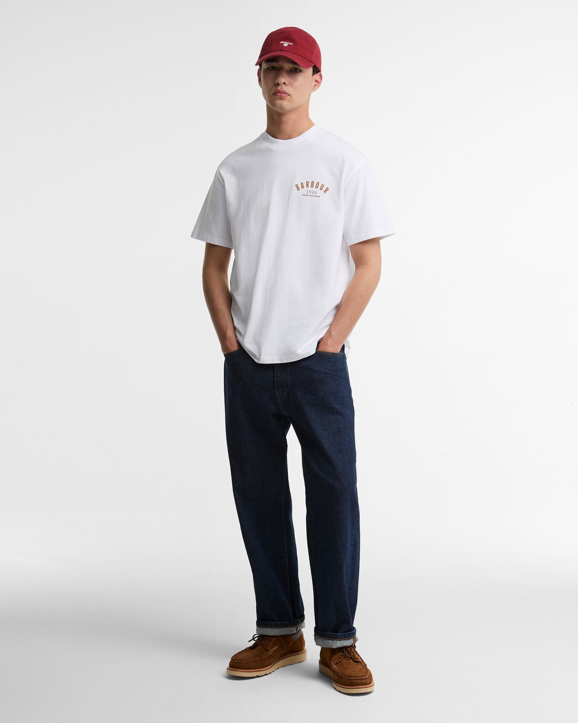 1916 Graphic Oversized T-Shirt - White
