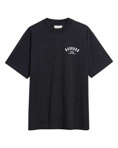 1986 Graphic Oversized T-Shirt - Black