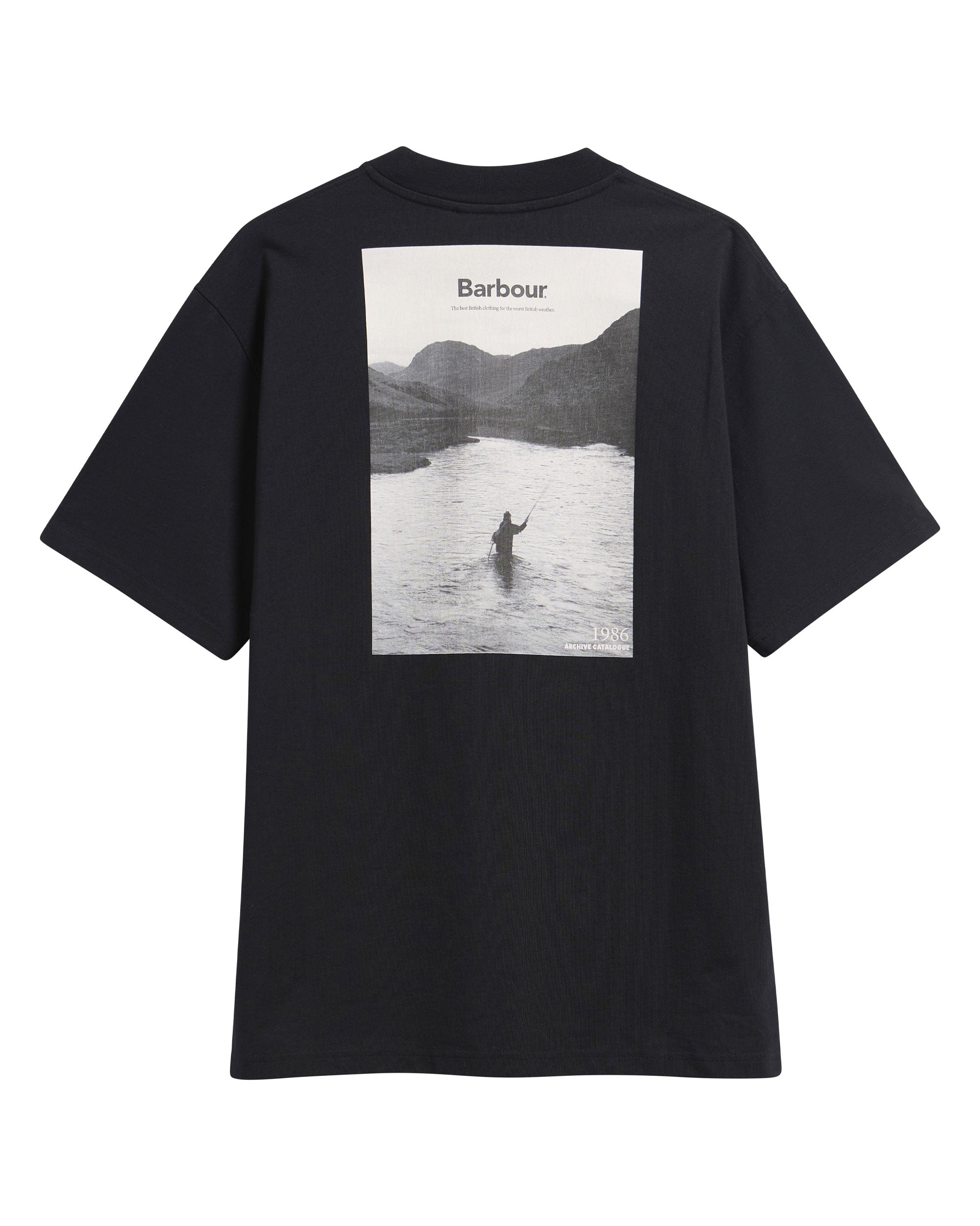 1986 Graphic Oversized T-Shirt - Black