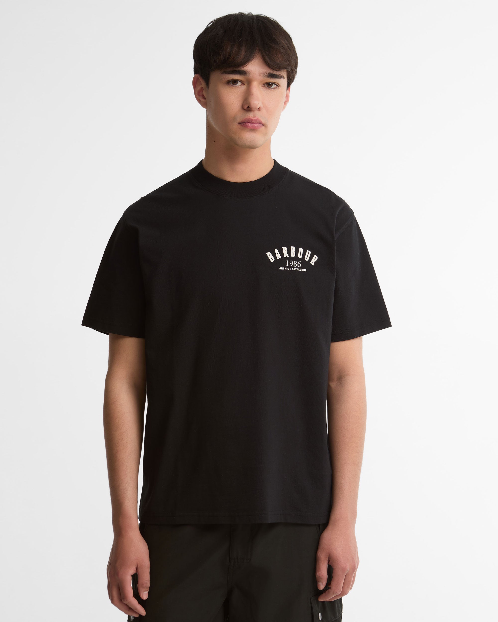 1986 Graphic Oversized T-Shirt - Black