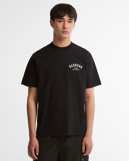 1986 Graphic Oversized T-Shirt - Black