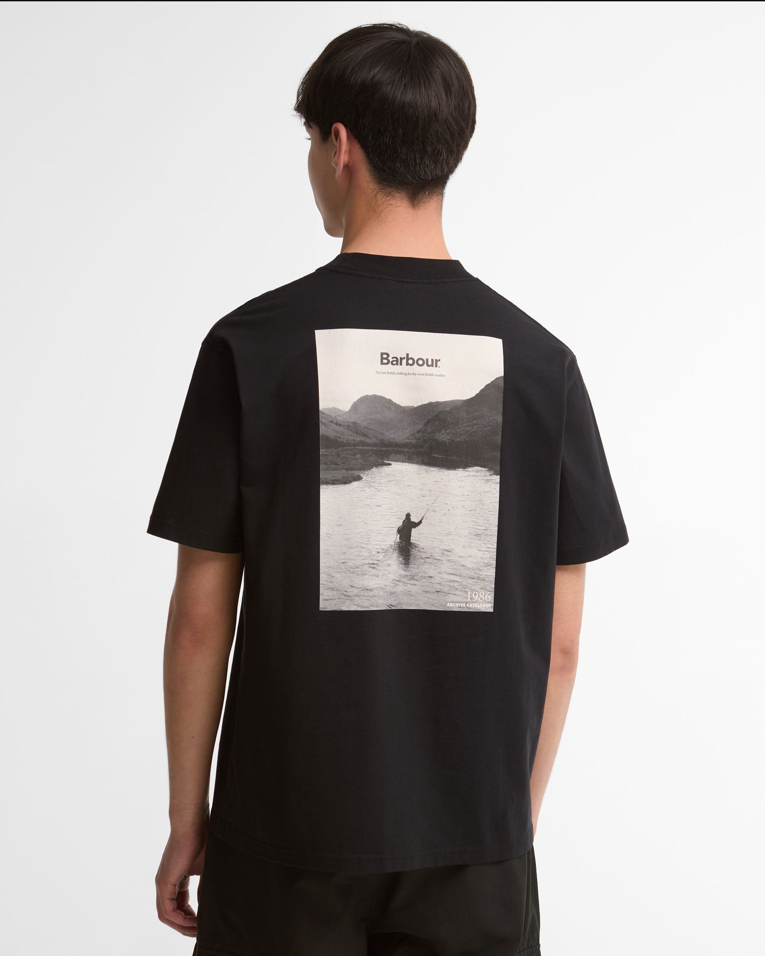 1986 Graphic Oversized T-Shirt - Black