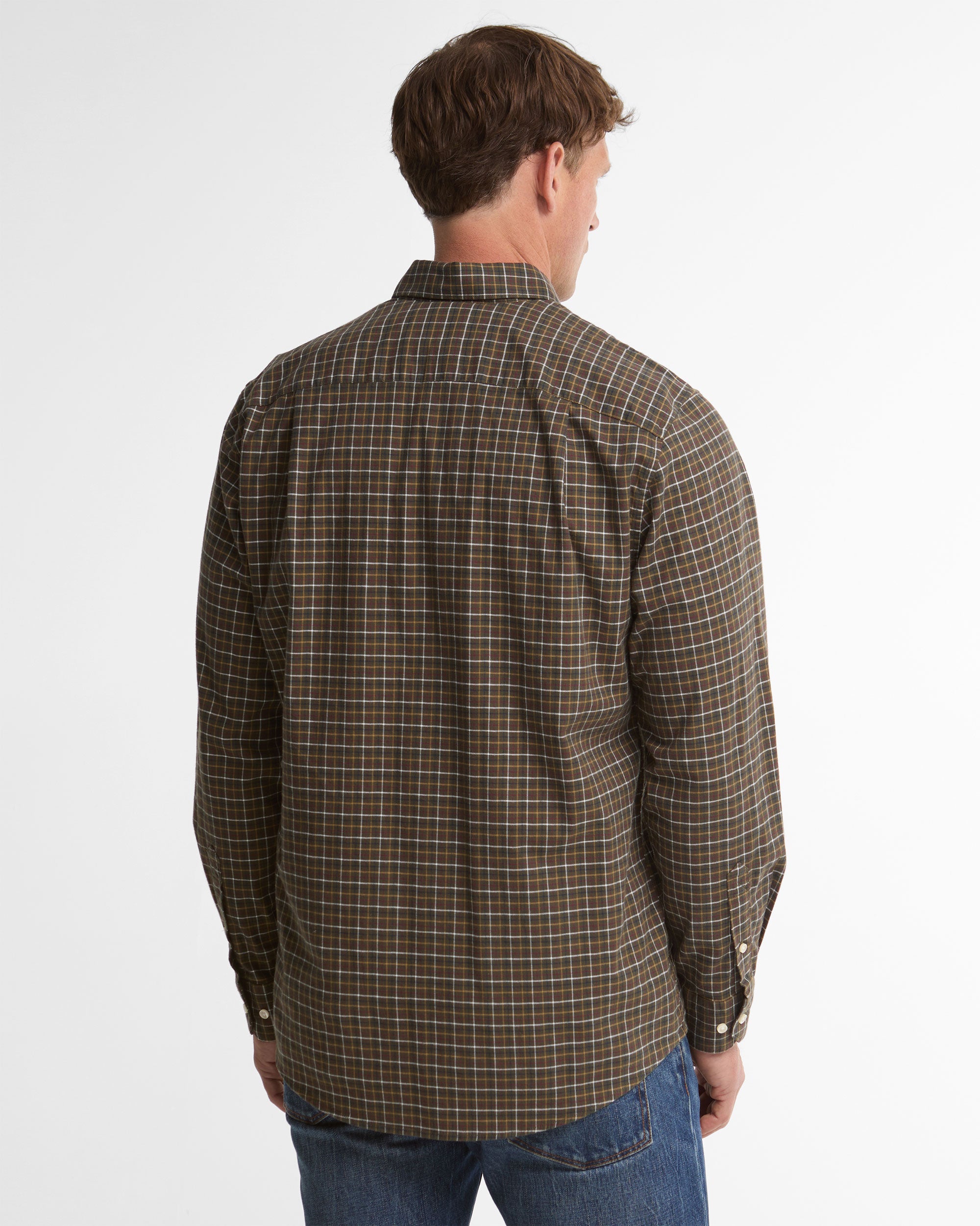 Alderwood Regular Fit Tattersall Shirt - Olive