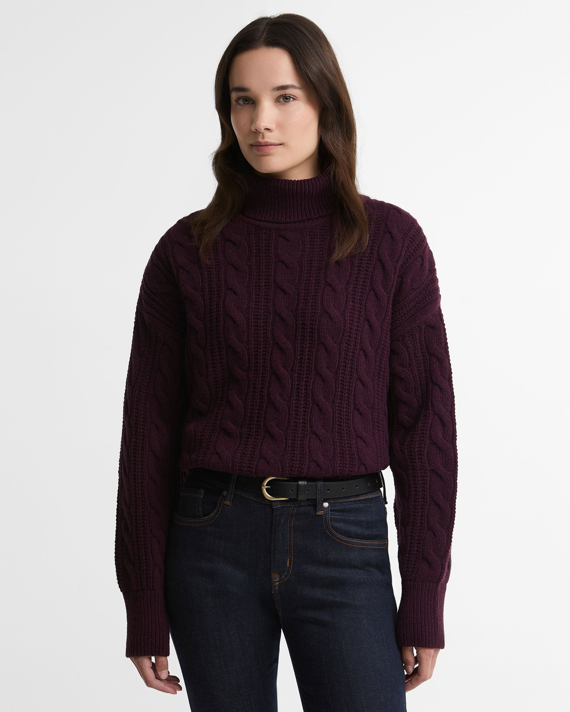 Agatha Knitted Jumper - Fig
