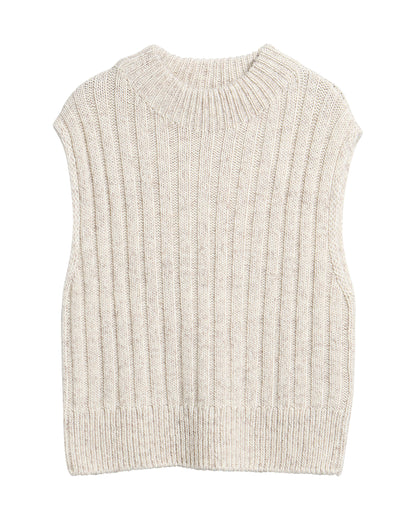 Anastasia Knitted Vest - Cloud Multi