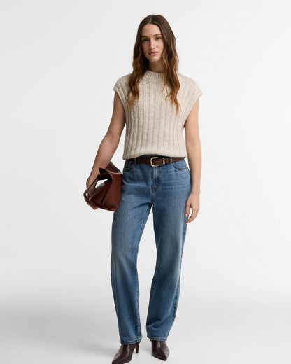 Anastasia Knitted Vest - Cloud Multi