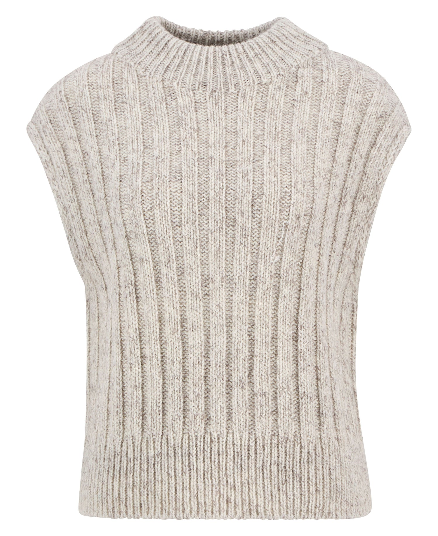 Anastasia Knitted Vest - Oat