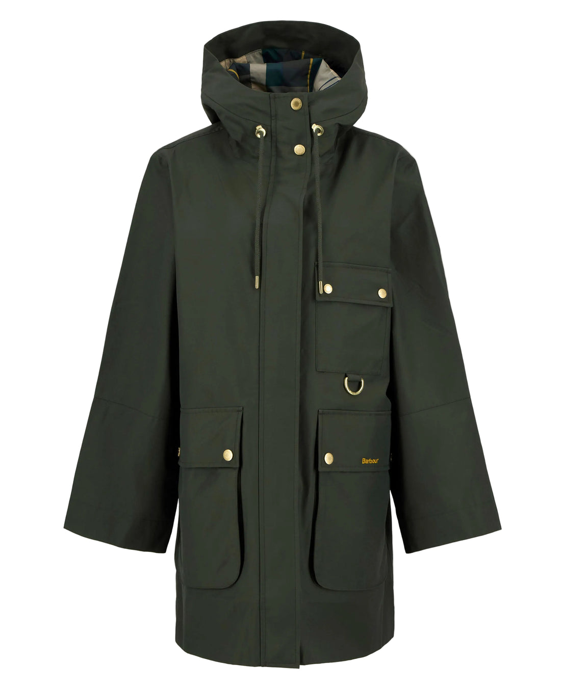 Arla Waterproof Jacket - Olive/Ancient Tartan