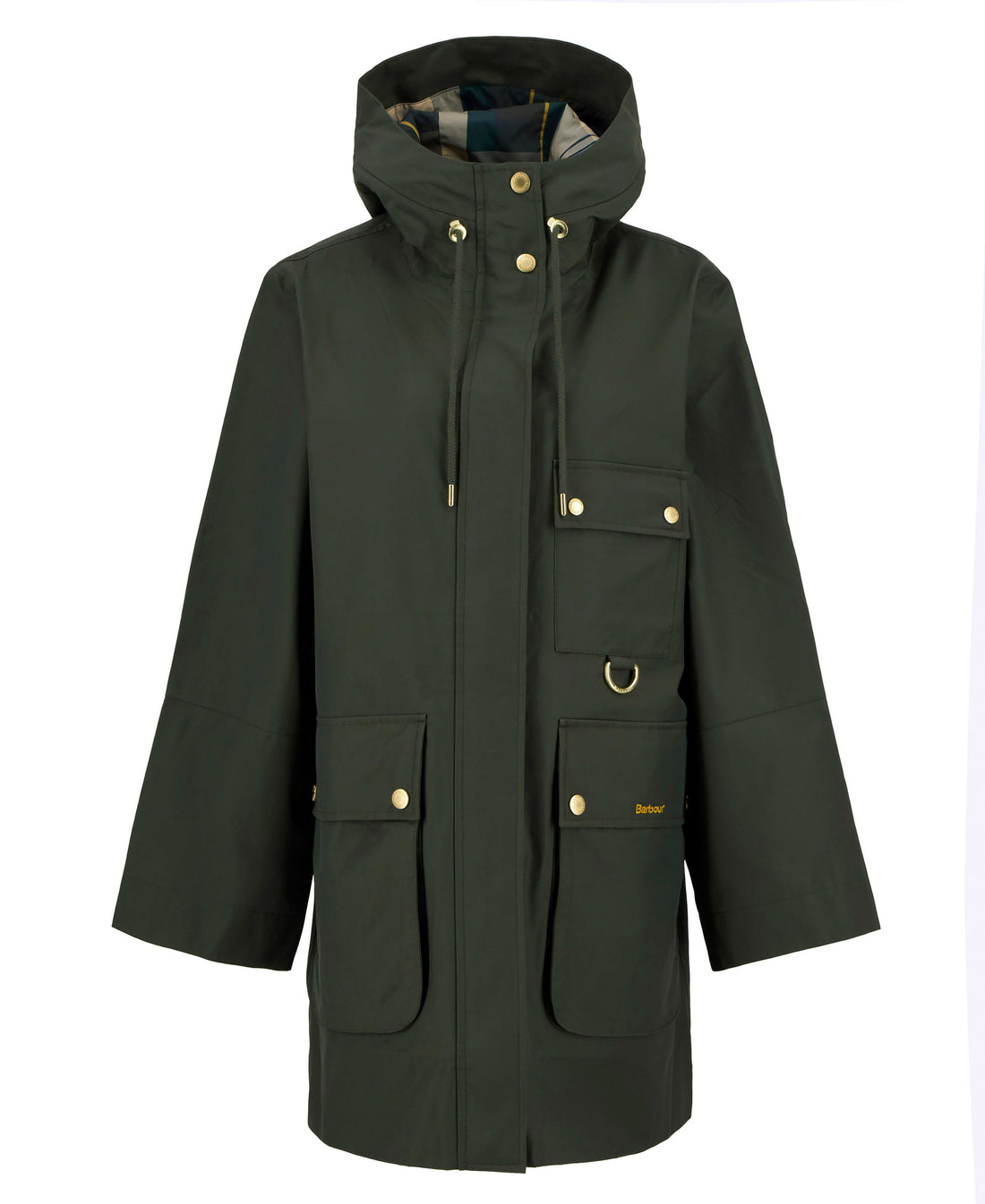 Arla Waterproof Jacket - Olive/Ancient Tartan