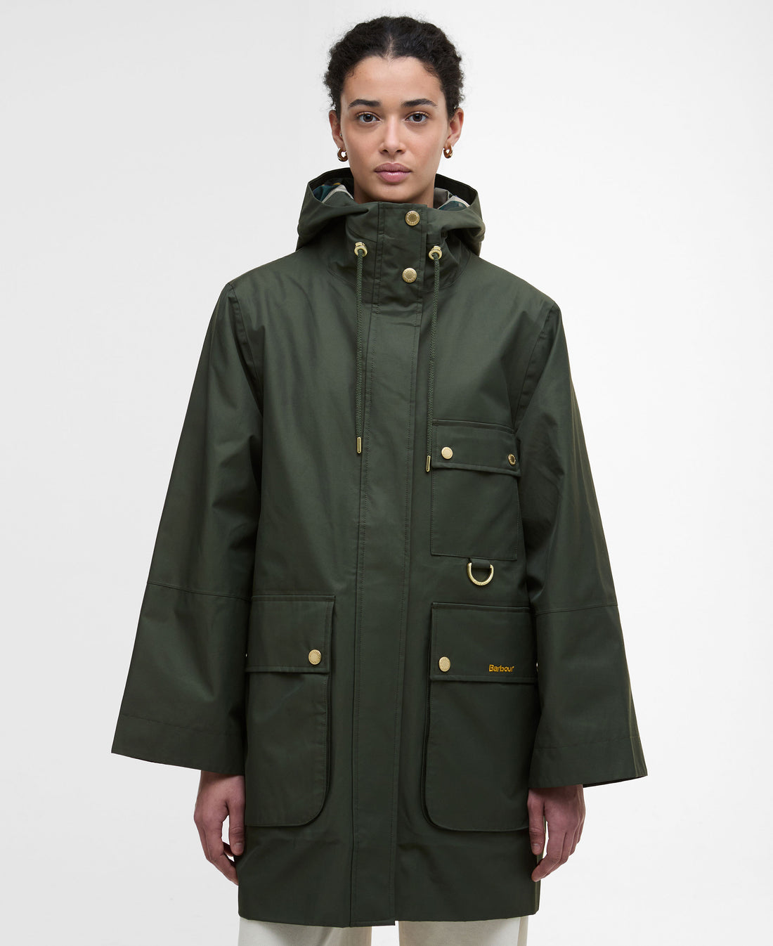 Arla Waterproof Jacket - Olive/Ancient Tartan
