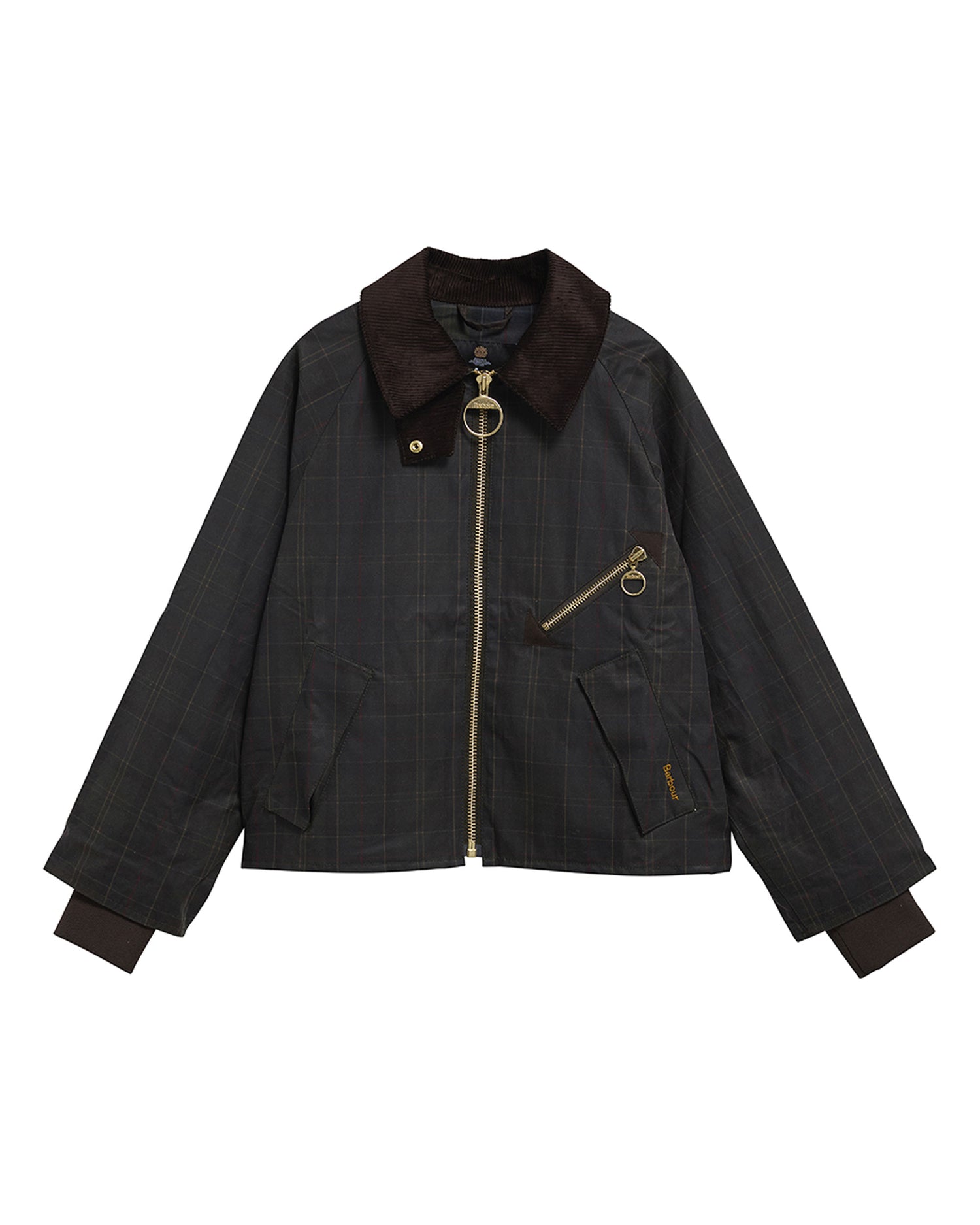 Arlene Checked Wax Jacket - Classic/Shadow Classic