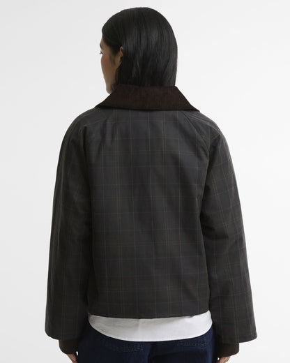 Arlene Checked Wax Jacket - Classic/Shadow Classic