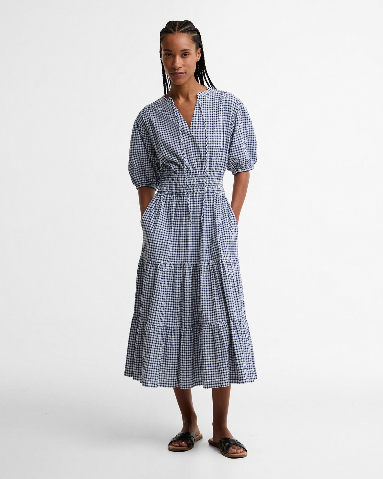 Ashwell Midi Dress - Multi Gingham