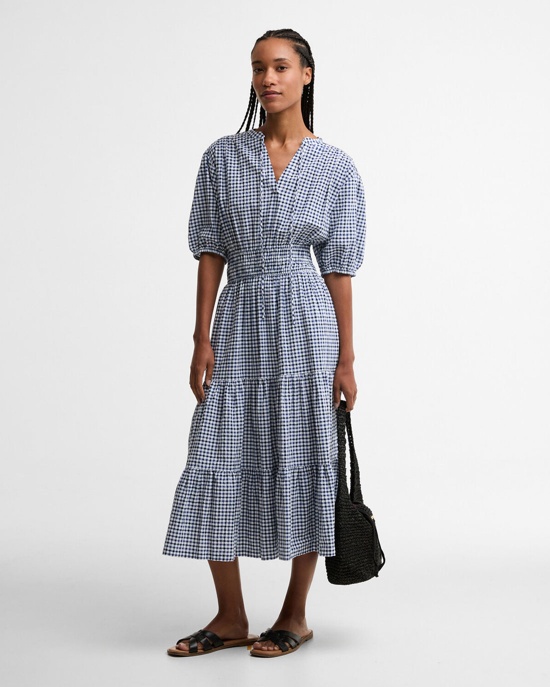 Ashwell Midi Dress - Multi Gingham