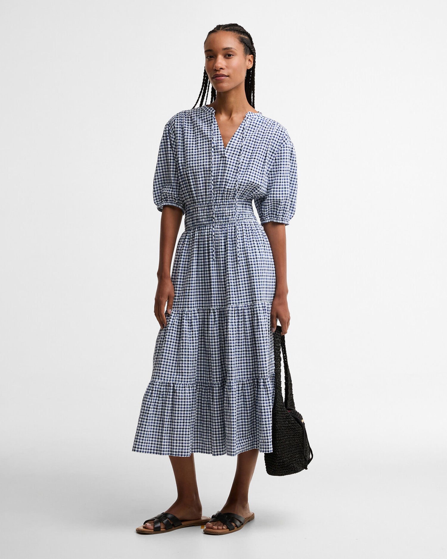 Ashwell Midi Dress - Multi Gingham