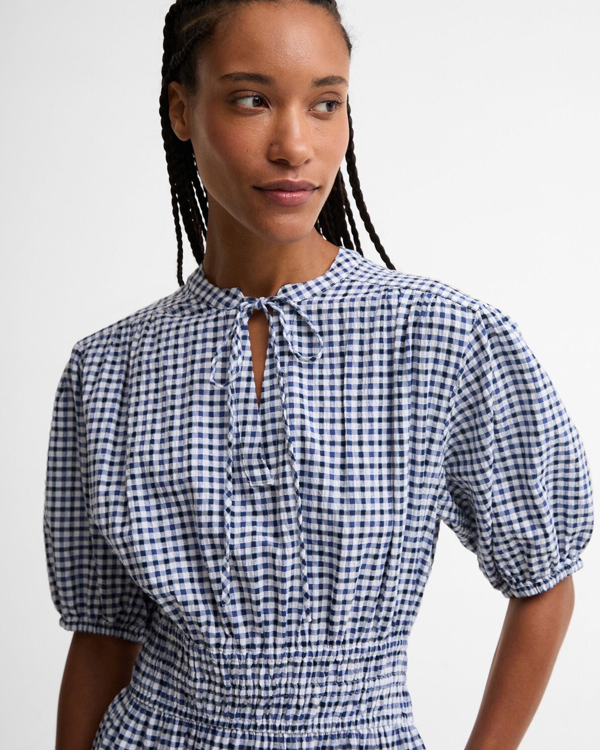 Ashwell Midi Dress - Multi Gingham