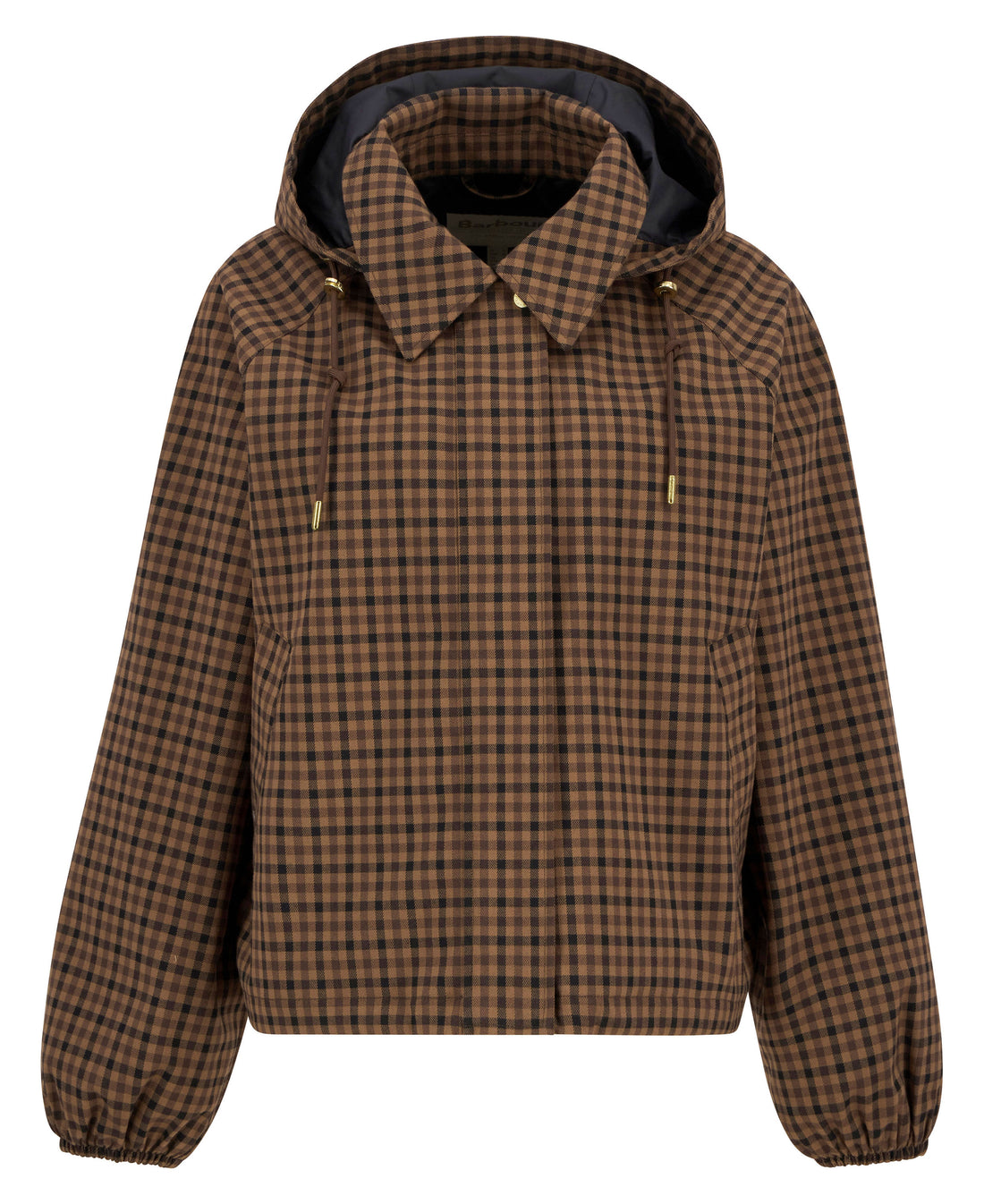 Audrey Showerproof Jacket - Vicuna Gingham Check