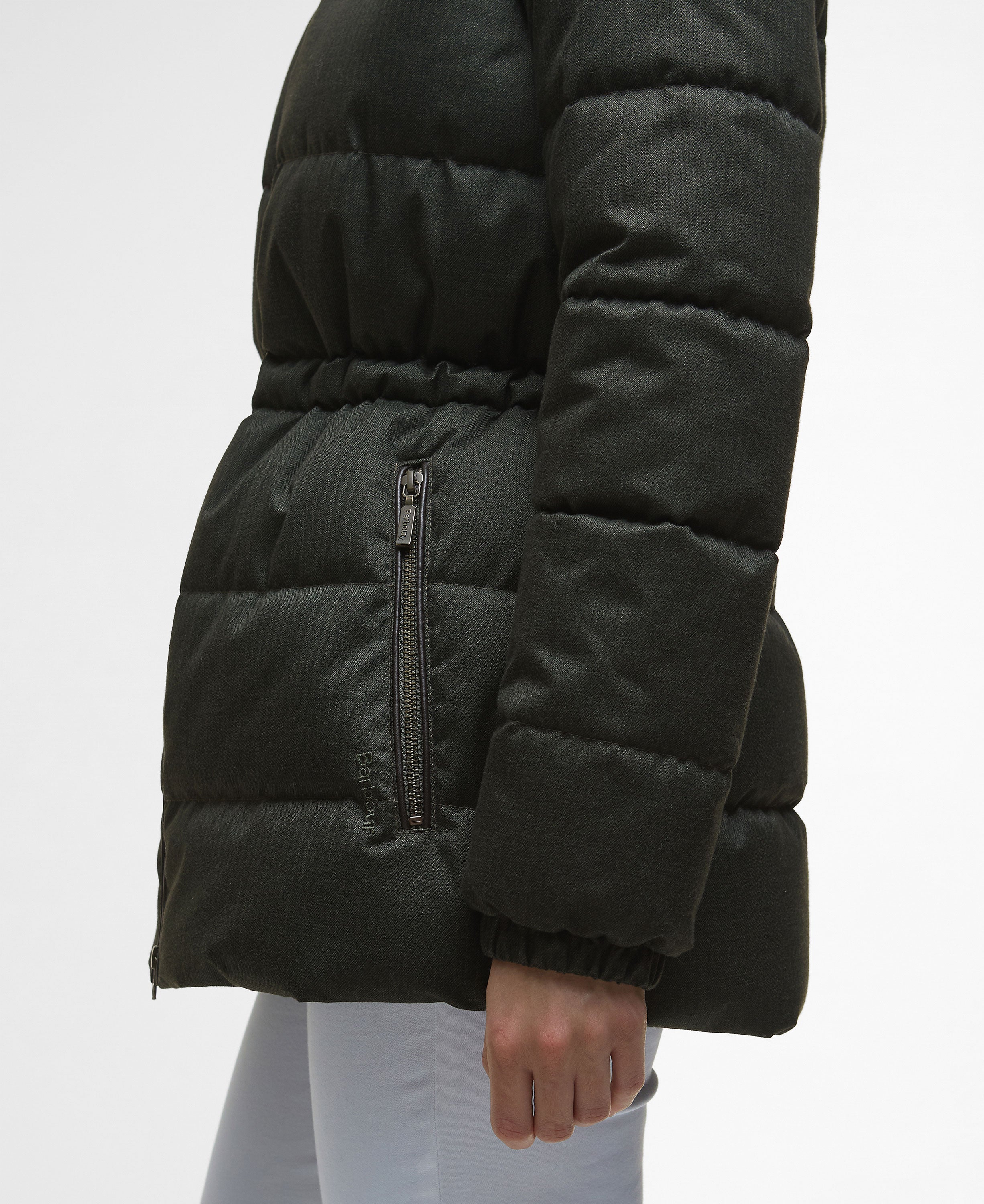 Begonia Puffer Jacket - Olive/Classic