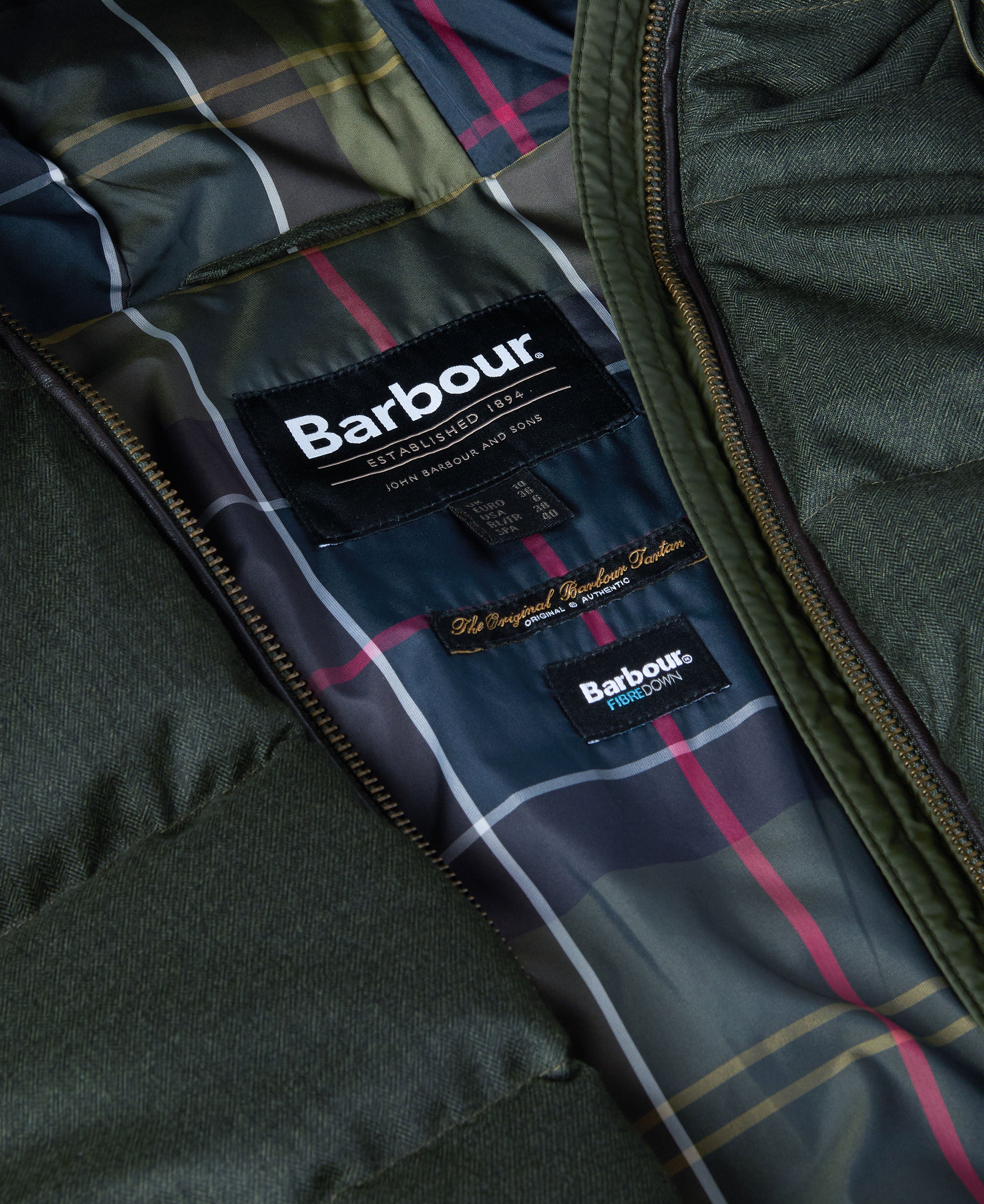 Begonia Puffer Jacket - Olive/Classic