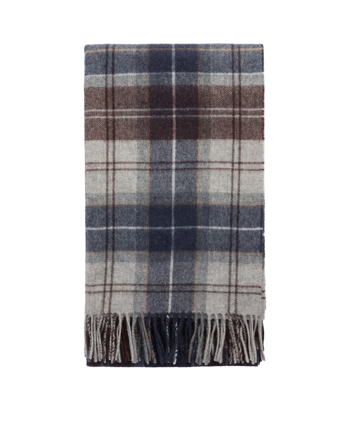 Brack Patchwork Tartan Scarf - Midnight Oak Tartan