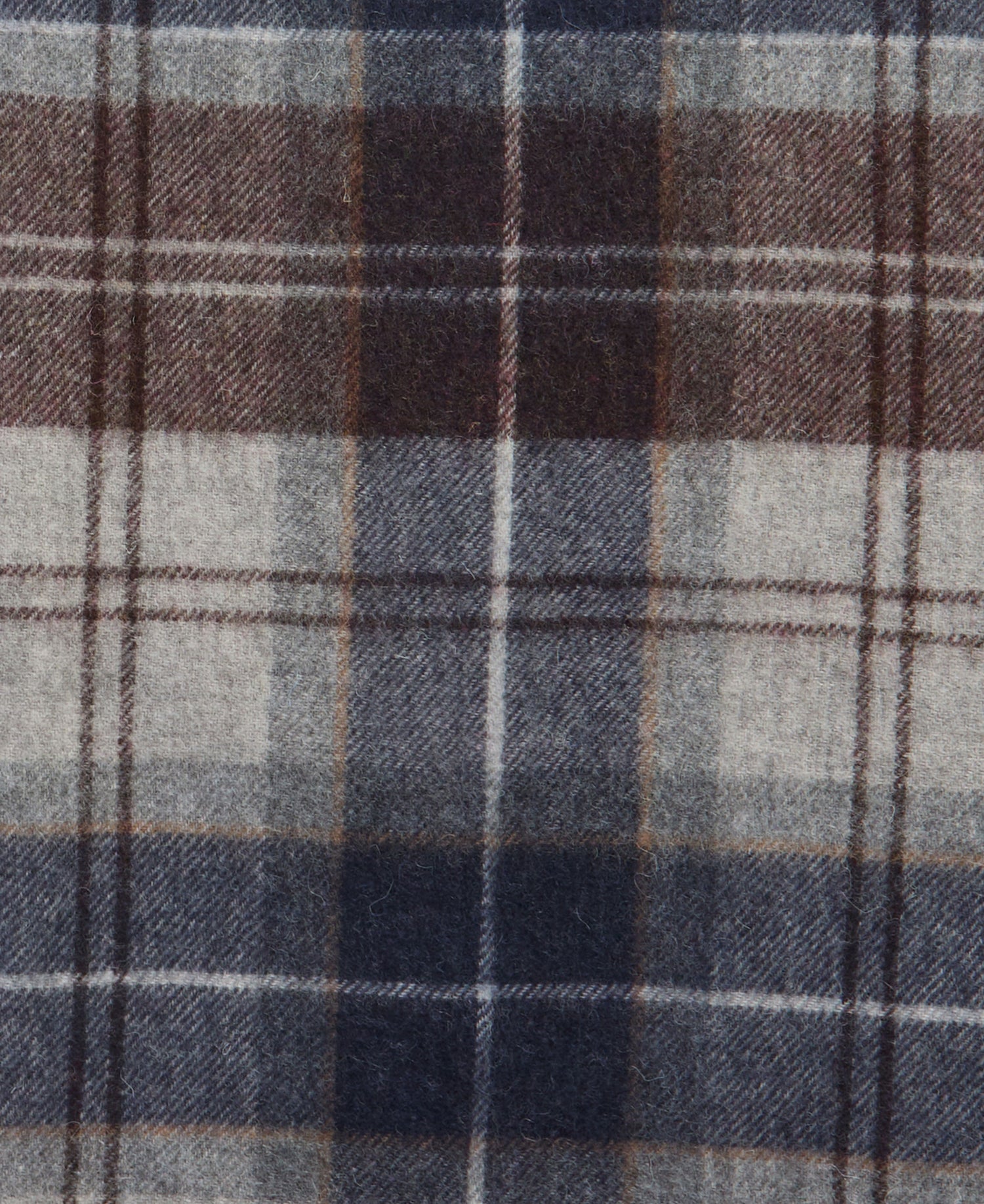 Brack Patchwork Tartan Scarf - Midnight Oak Tartan